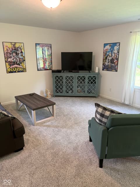 Living room at 13755 George Court, Camby, IN
