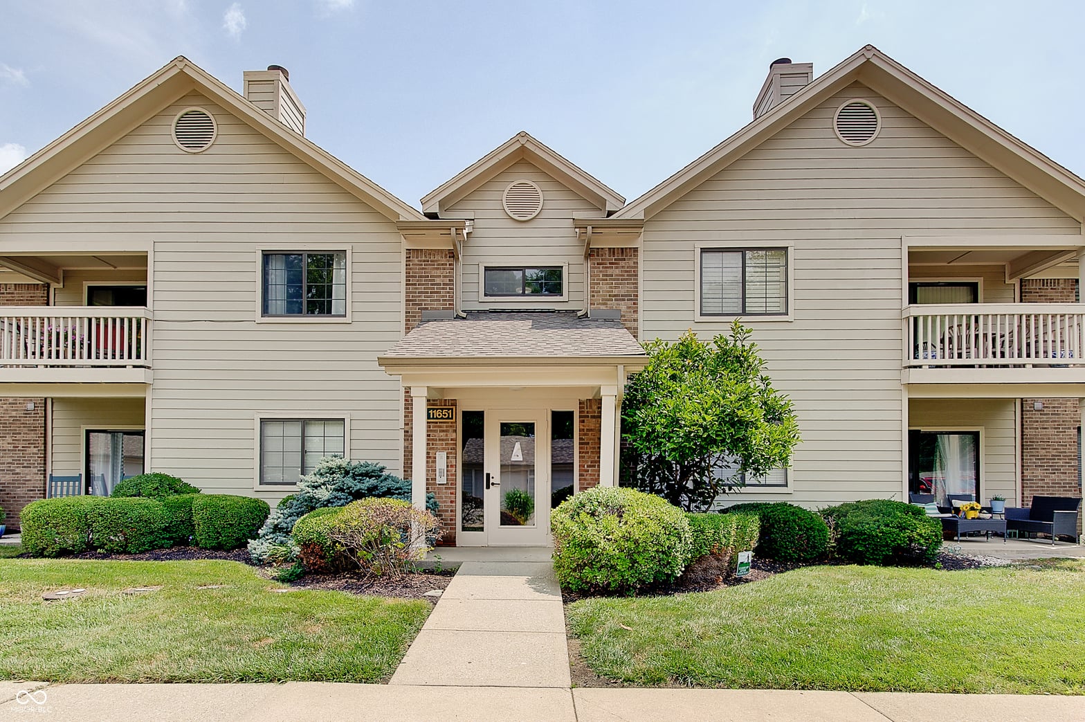 Front exterior at 11651 Lenox Lane, Carmel, IN