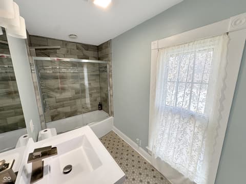 Primary bathroom at 460 E Harrison Street, Martinsville, IN