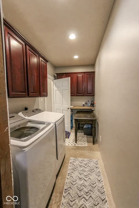 Laundry room at 7619 Oak Grove Drive, Indianapolis, IN