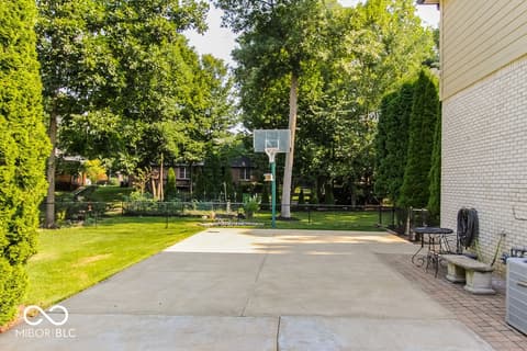 Outdoor living area at 7619 Oak Grove Drive, Indianapolis, IN