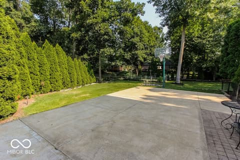 Outdoor living area at 7619 Oak Grove Drive, Indianapolis, IN