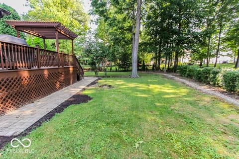 Yard at 7619 Oak Grove Drive, Indianapolis, IN