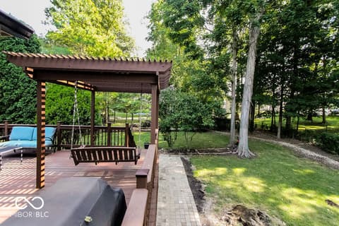 Yard at 7619 Oak Grove Drive, Indianapolis, IN