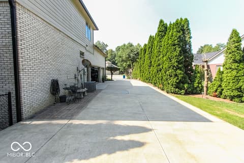Side exterior at 7619 Oak Grove Drive, Indianapolis, IN