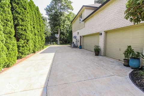 Side exterior at 7619 Oak Grove Drive, Indianapolis, IN