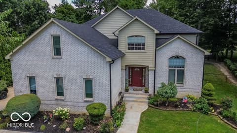 Front exterior at 7619 Oak Grove Drive, Indianapolis, IN