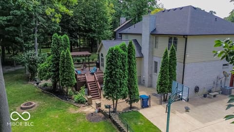 Backyard at 7619 Oak Grove Drive, Indianapolis, IN