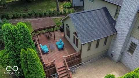 Backyard at 7619 Oak Grove Drive, Indianapolis, IN