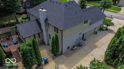 Aerial view at 7619 Oak Grove Drive, Indianapolis, IN