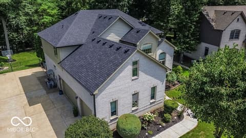 Aerial view at 7619 Oak Grove Drive, Indianapolis, IN
