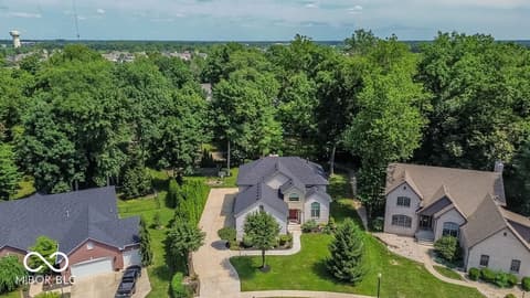Aerial view at 7619 Oak Grove Drive, Indianapolis, IN