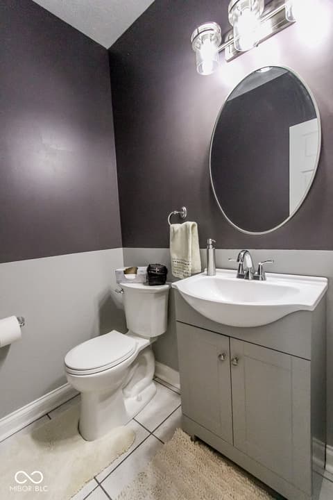 Bathroom at 7619 Oak Grove Drive, Indianapolis, IN