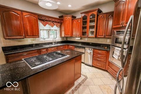Kitchen at 7619 Oak Grove Drive, Indianapolis, IN