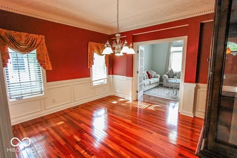 Dining room at 7619 Oak Grove Drive, Indianapolis, IN