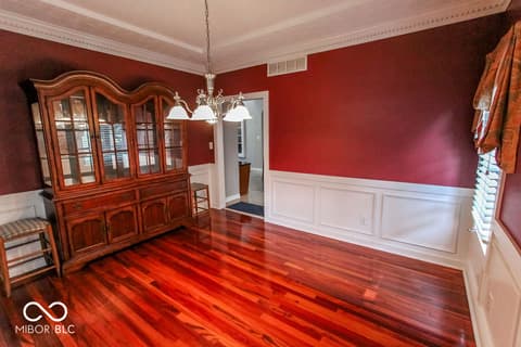Dining room at 7619 Oak Grove Drive, Indianapolis, IN