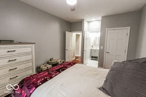 Bedroom at 7619 Oak Grove Drive, Indianapolis, IN