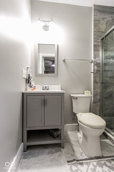 Bathroom at 7619 Oak Grove Drive, Indianapolis, IN