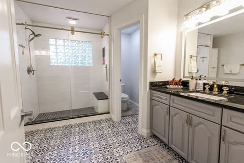 Bathroom at 7619 Oak Grove Drive, Indianapolis, IN