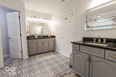 Bathroom at 7619 Oak Grove Drive, Indianapolis, IN