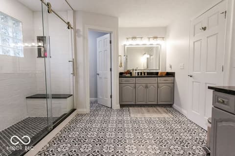 Bathroom at 7619 Oak Grove Drive, Indianapolis, IN
