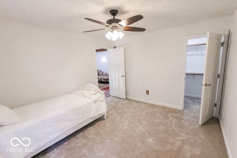 Bedroom at 7619 Oak Grove Drive, Indianapolis, IN