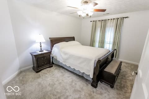 Bedroom at 7619 Oak Grove Drive, Indianapolis, IN