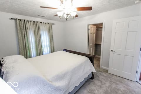 Bedroom at 7619 Oak Grove Drive, Indianapolis, IN