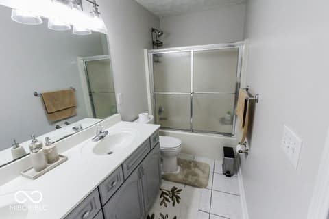 Bathroom at 7619 Oak Grove Drive, Indianapolis, IN