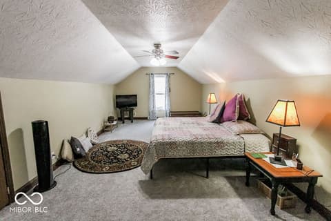 Bedroom at 7619 Oak Grove Drive, Indianapolis, IN