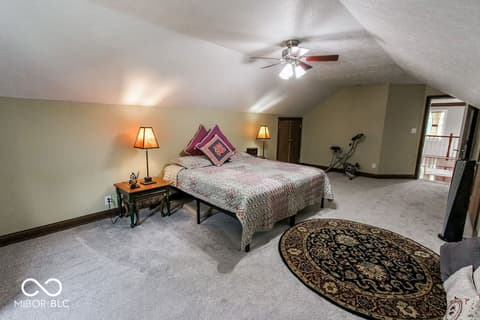 Bedroom at 7619 Oak Grove Drive, Indianapolis, IN