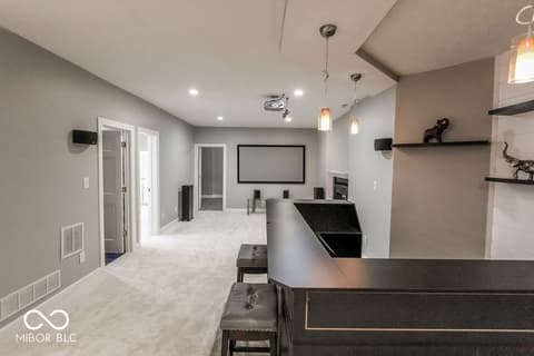 Media Room — 7619 Oak Grove Drive, Indianapolis, IN