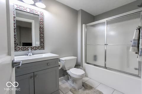 Bathroom at 7619 Oak Grove Drive, Indianapolis, IN