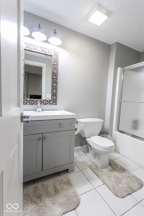 Bathroom at 7619 Oak Grove Drive, Indianapolis, IN