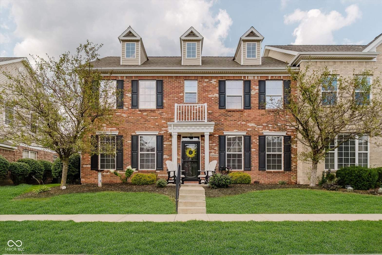 Front exterior at 13526 Molique Boulevard, Fishers, IN