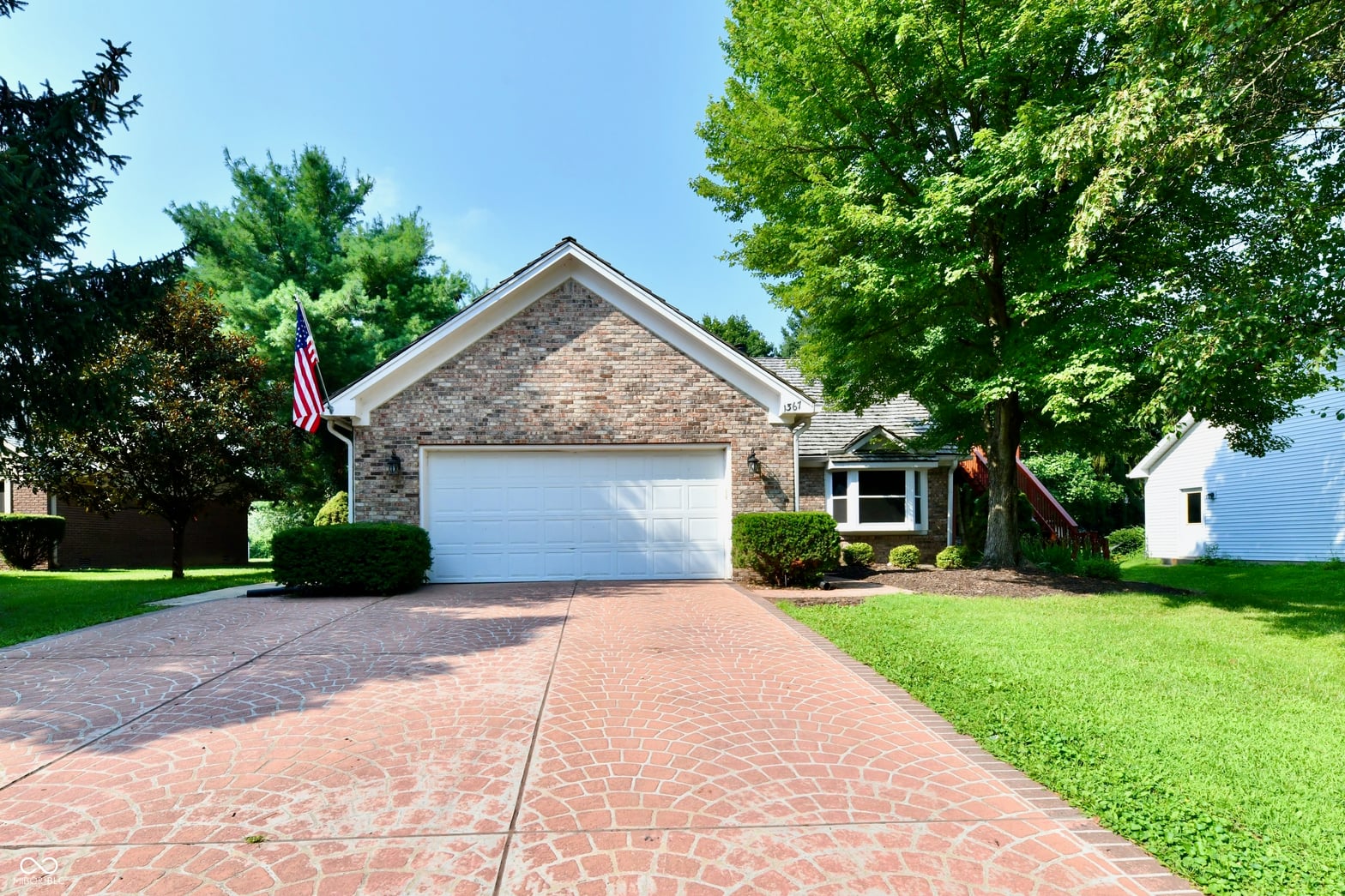 Front exterior at 1367 Sherman Circle, Cicero, IN