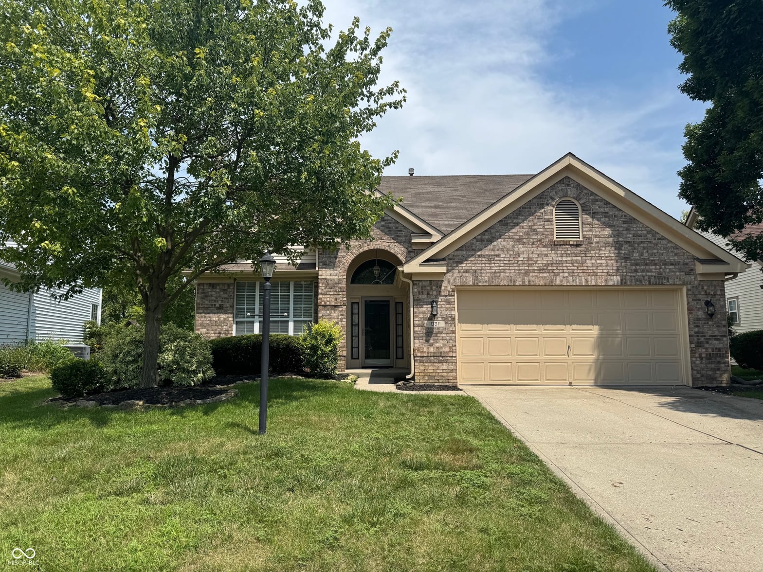 Front exterior at 10311 Lakeland Drive, Fishers, IN