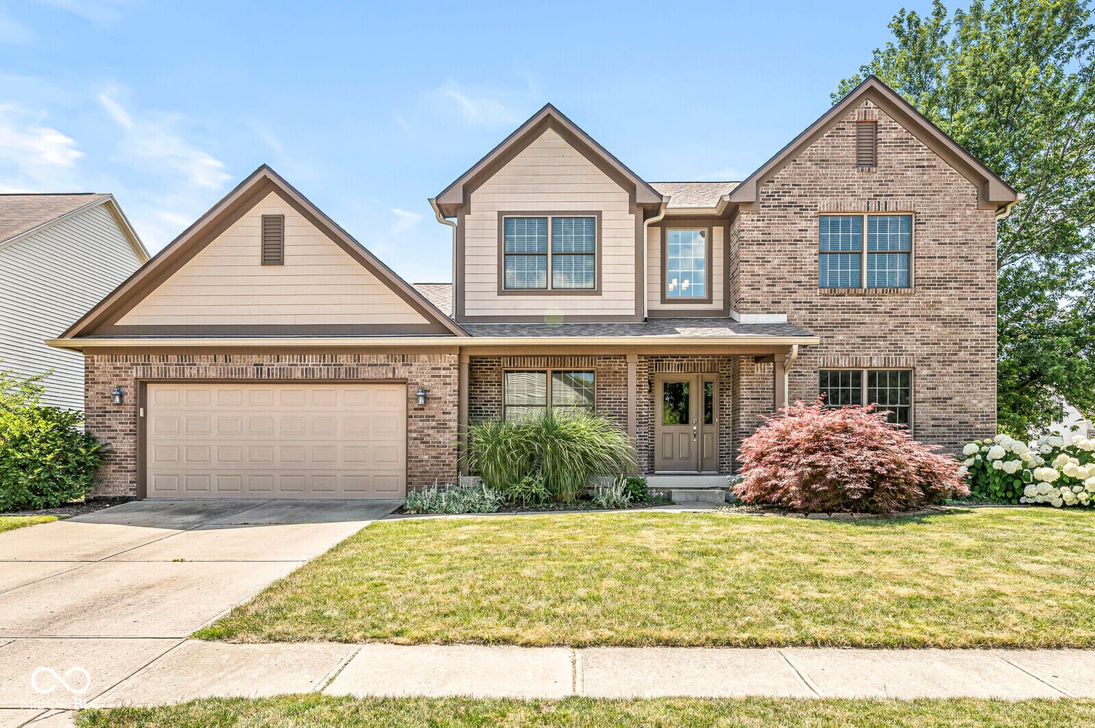 Front exterior at 13486 Versailles Drive, Carmel, IN