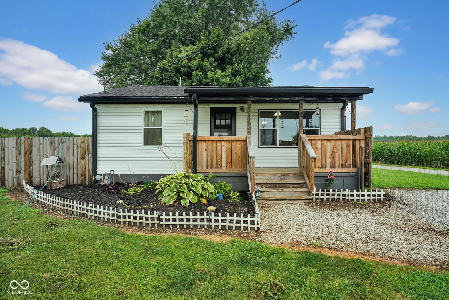 Front exterior at 6195 E CR 700 S, Edinburgh, IN