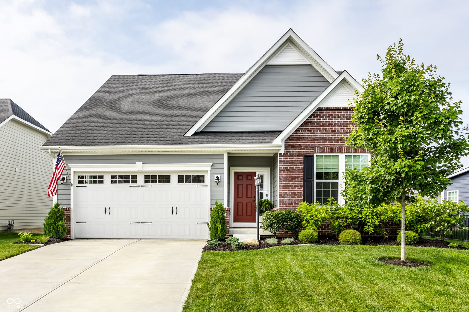 Front exterior at 5131 Green Valley Lane, Noblesville, IN