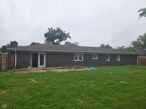 Backyard at 3598 N State Road 9, Greenfield, IN