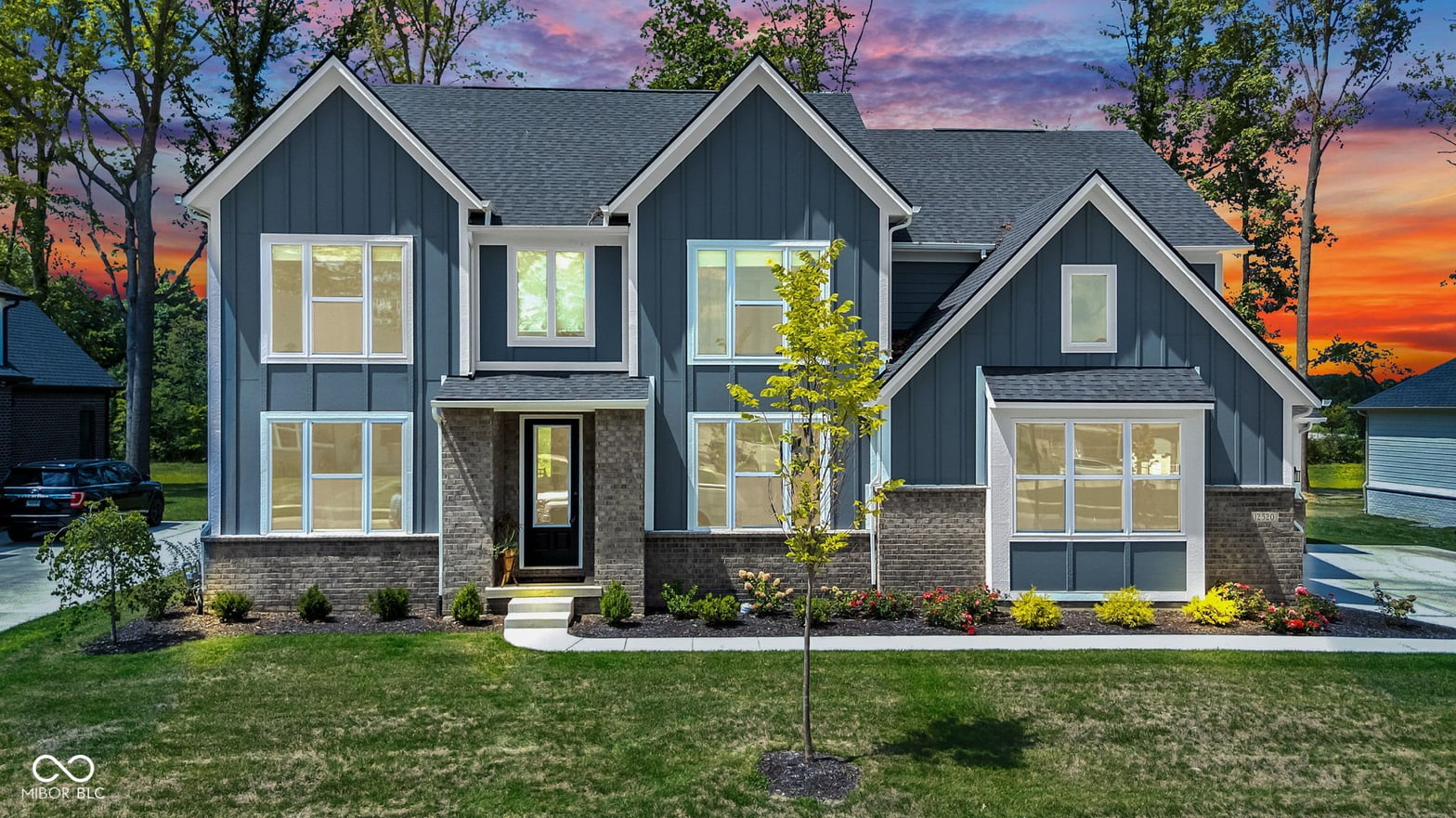 Front exterior at 12520 Lowery Way, Fishers, IN