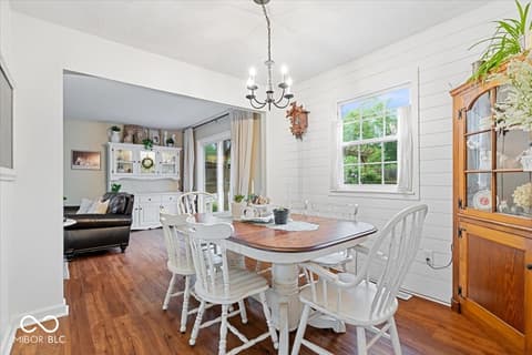 Dining room at 6011 Buttonwood Drive, Noblesville, IN