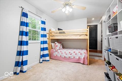Bedroom at 6011 Buttonwood Drive, Noblesville, IN