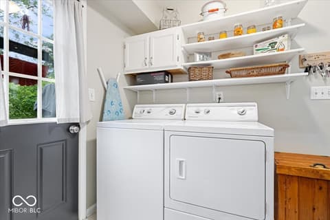 Laundry room at 6011 Buttonwood Drive, Noblesville, IN