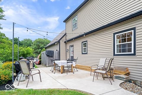 Outdoor living area at 6011 Buttonwood Drive, Noblesville, IN