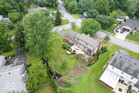 Aerial view at 6011 Buttonwood Drive, Noblesville, IN