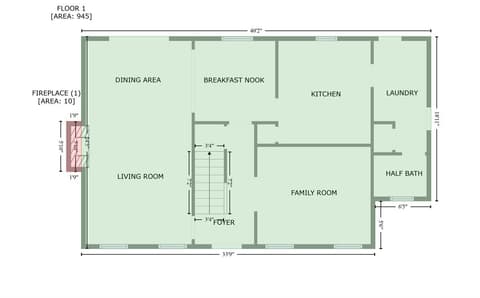 Floor Plan — 6011 Buttonwood Drive, Noblesville, IN
