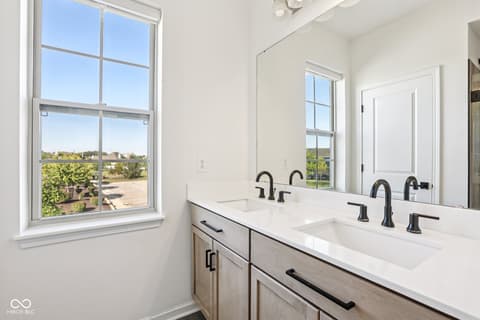 Primary bathroom at 10858 Cold Spring Drive, Fishers, IN
