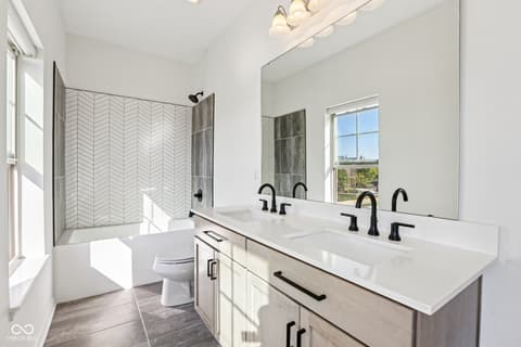 Bathroom at 10858 Cold Spring Drive, Fishers, IN